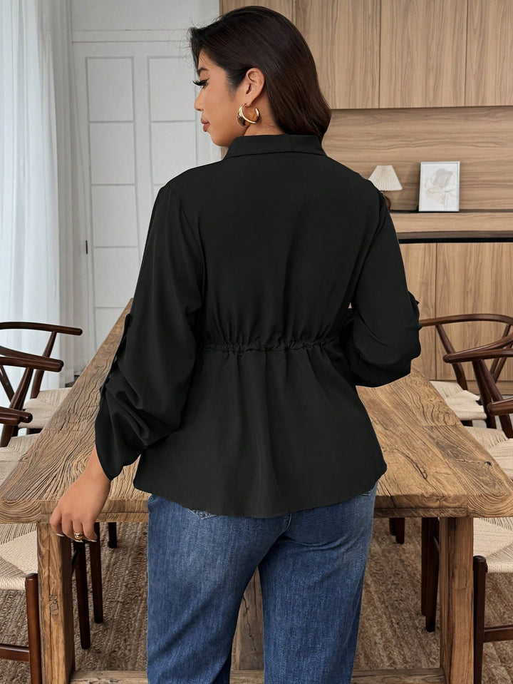 SHEIN blúz, fekete