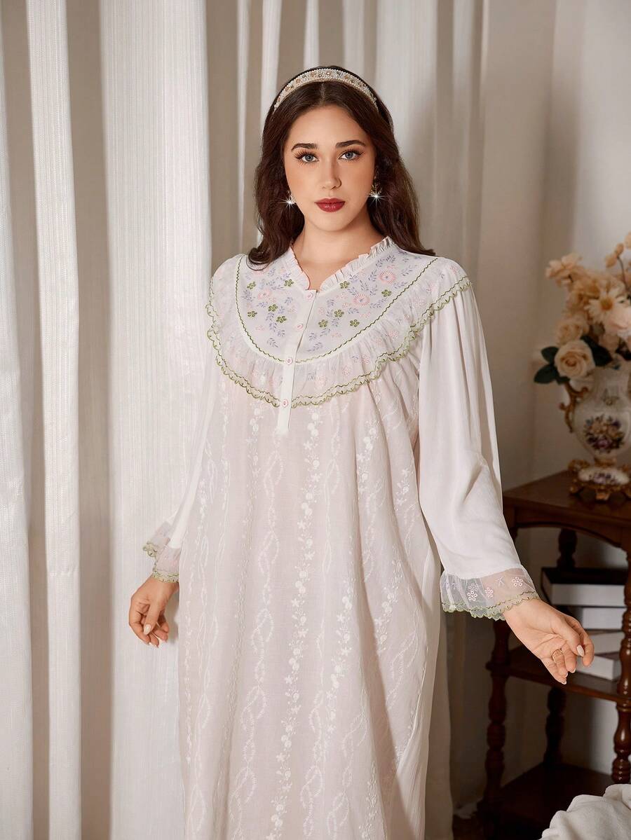 Rochie de noapte SHEIN, alb