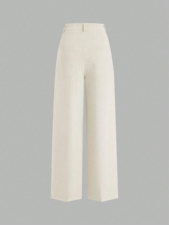 Pantaloni Shein, crem