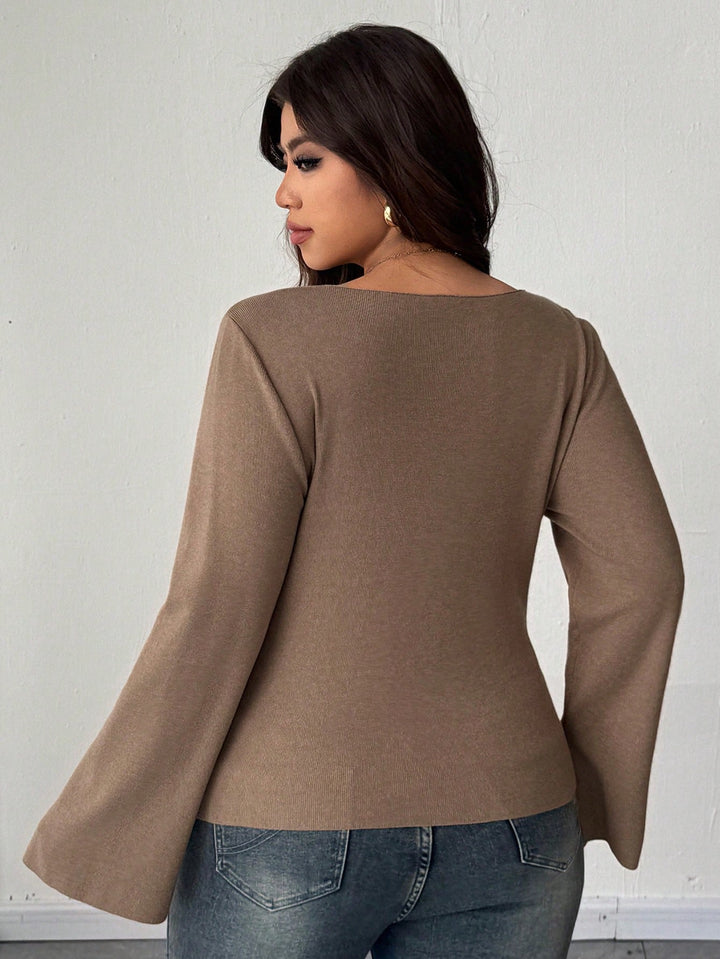 Pulover SHEIN, kaki