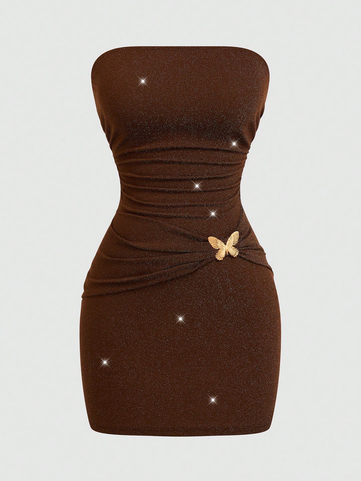Rochie SHEIN, maro
