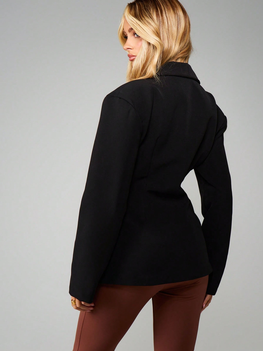 Sacou SHEIN, negru