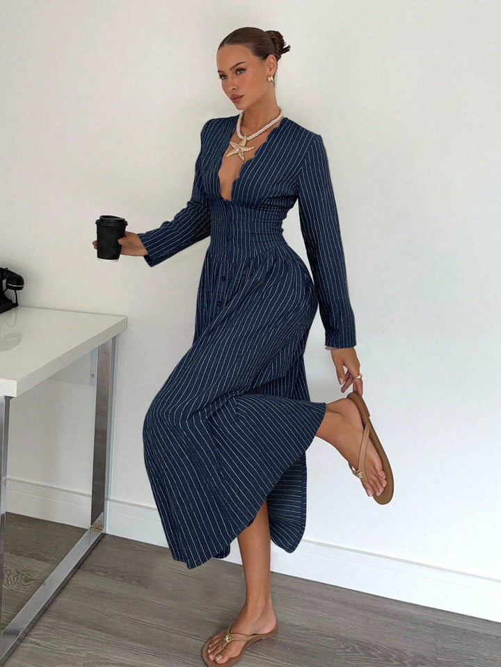 Rochie maxi SHEIN, albastru