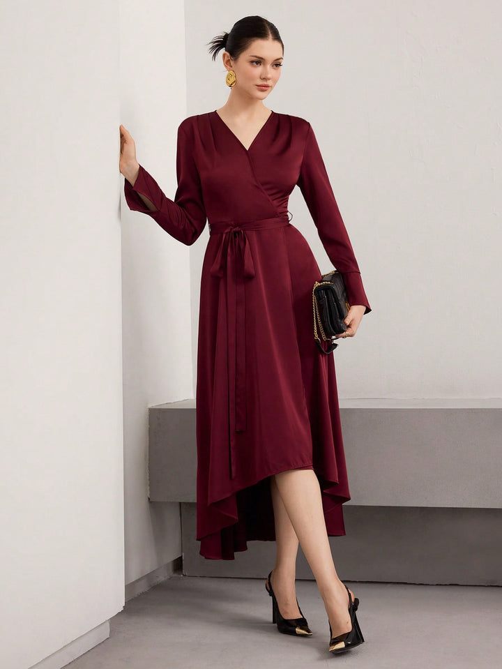 Rochie maxi SHEIN, vișiniu