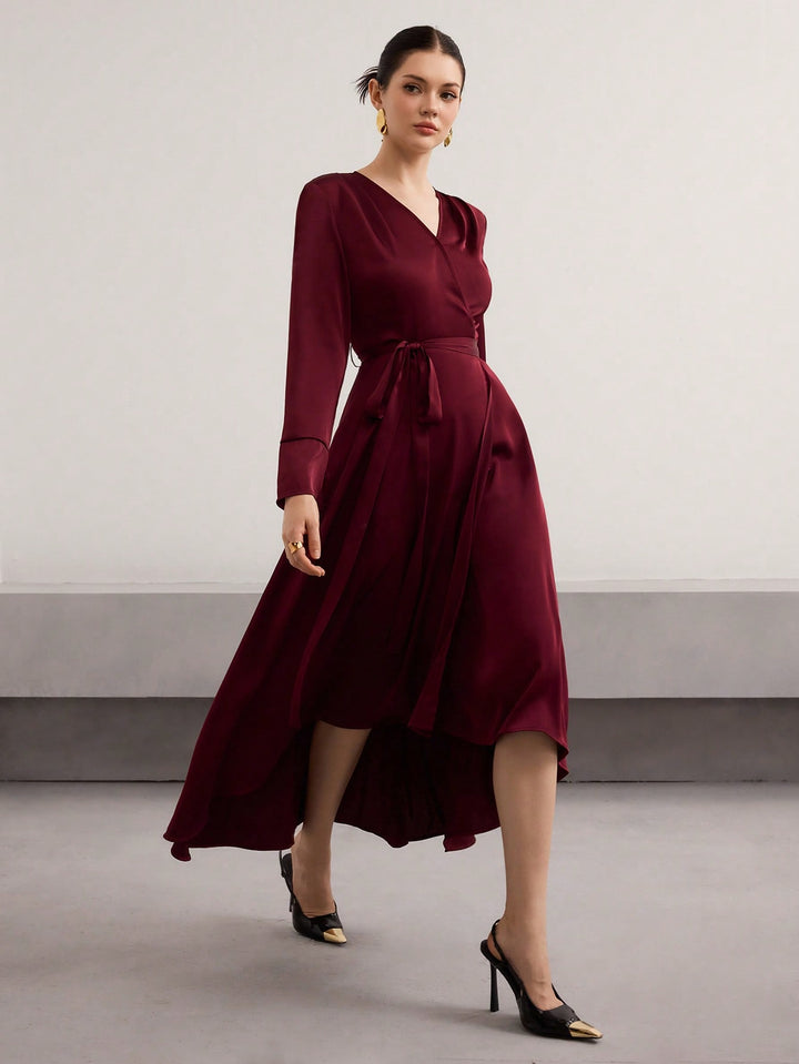 Rochie maxi SHEIN, vișiniu