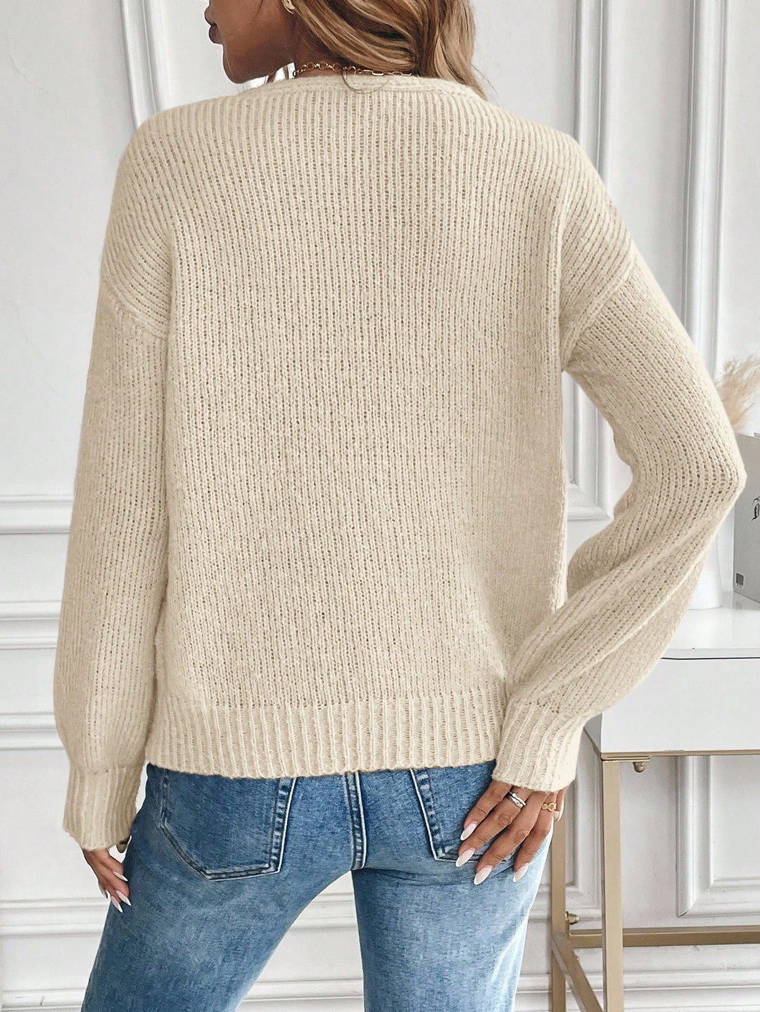 Cardigan SHEIN, alb