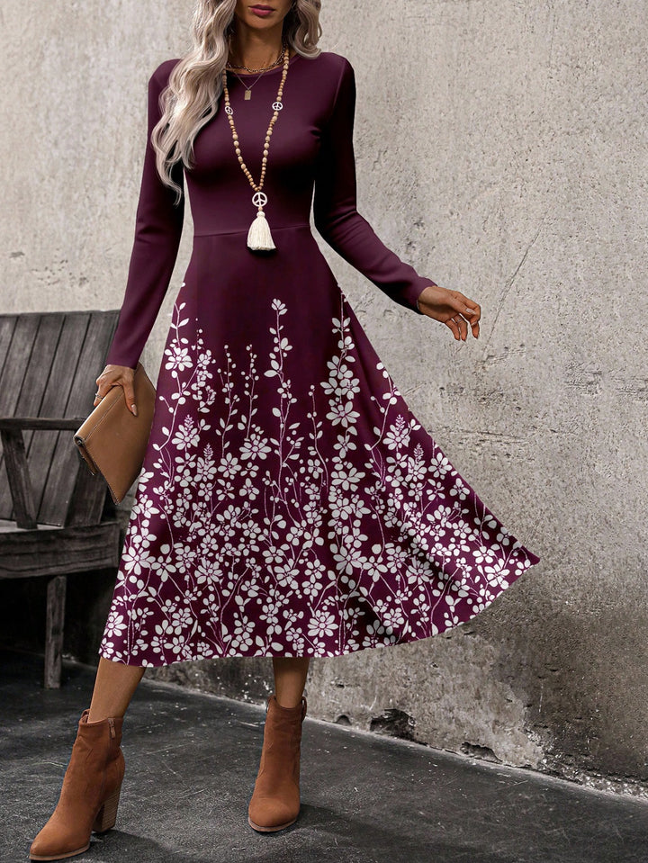 Rochie midi SHEIN, mov