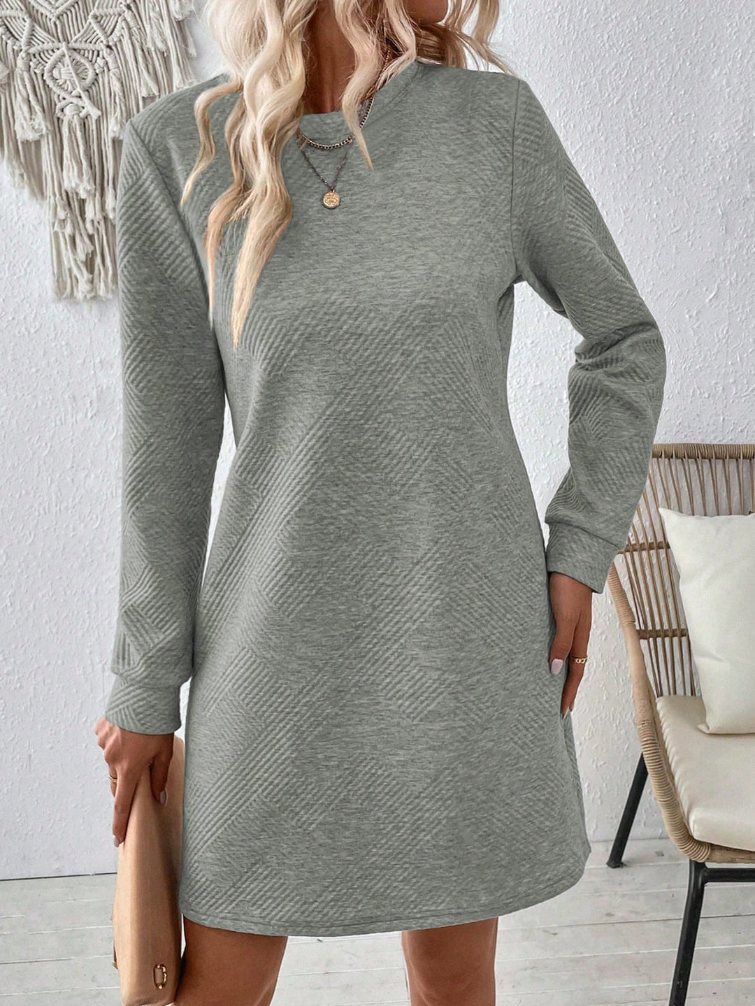 Rochie mini SHEIN, gri