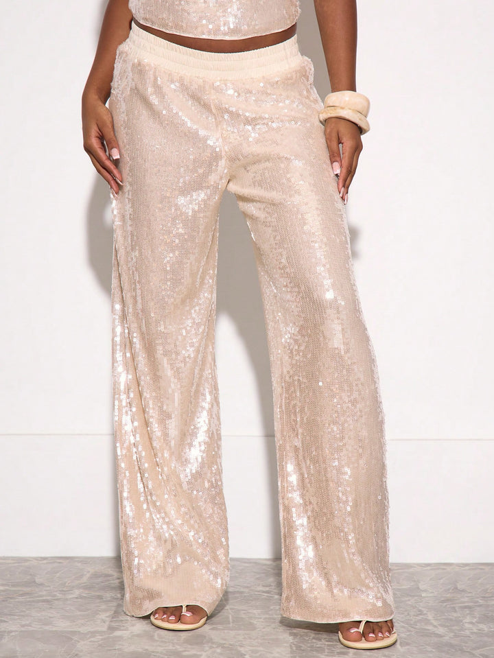 Pantaloni SHEIN, alb
