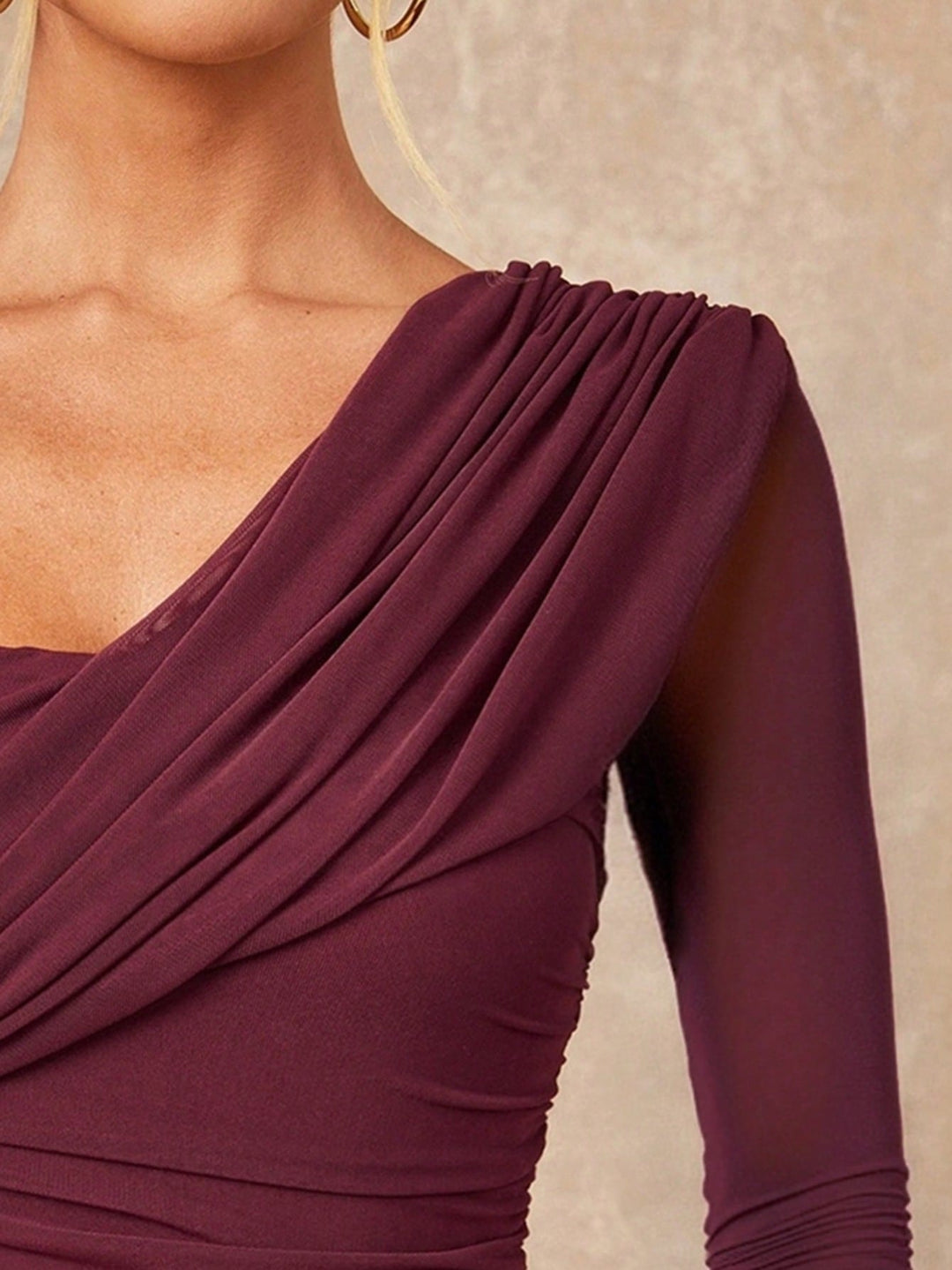Rochie maxi SHEIN, vișiniu