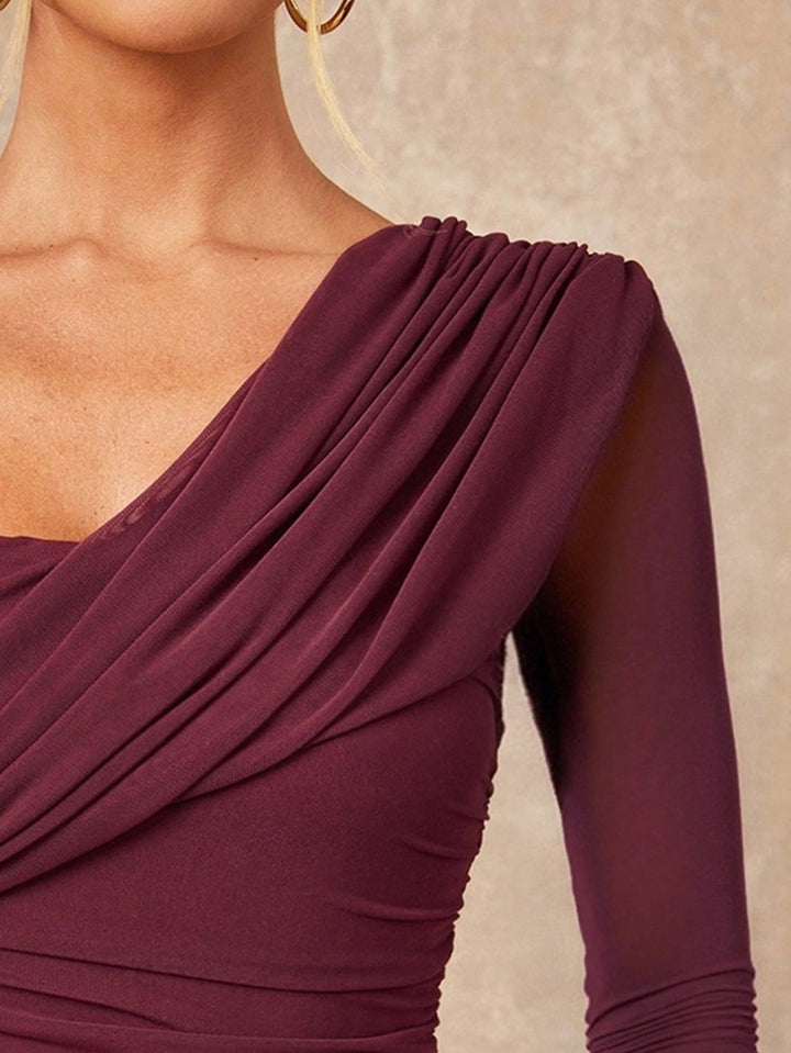 Rochie maxi SHEIN, vișiniu