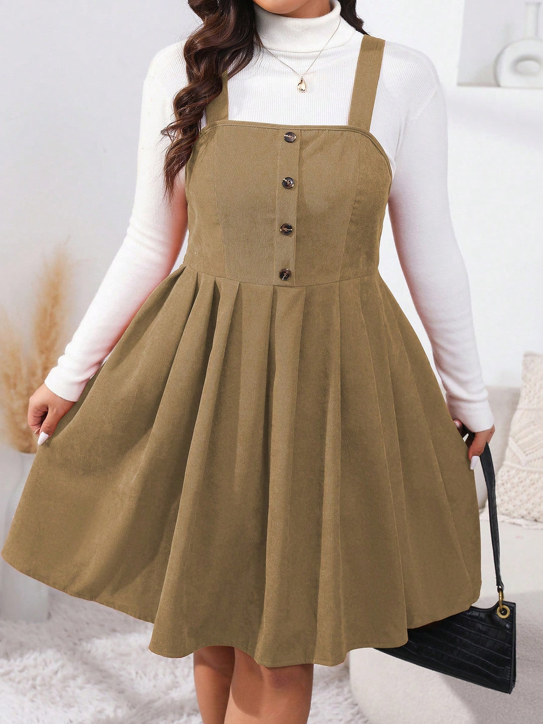 SHEIN mini ruha, bézs
