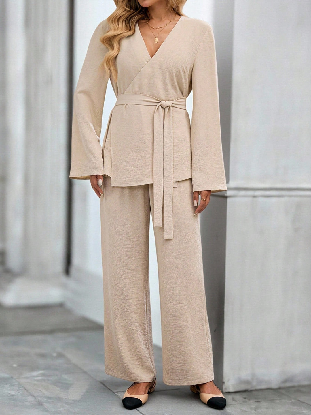 SHEIN szett, khaki