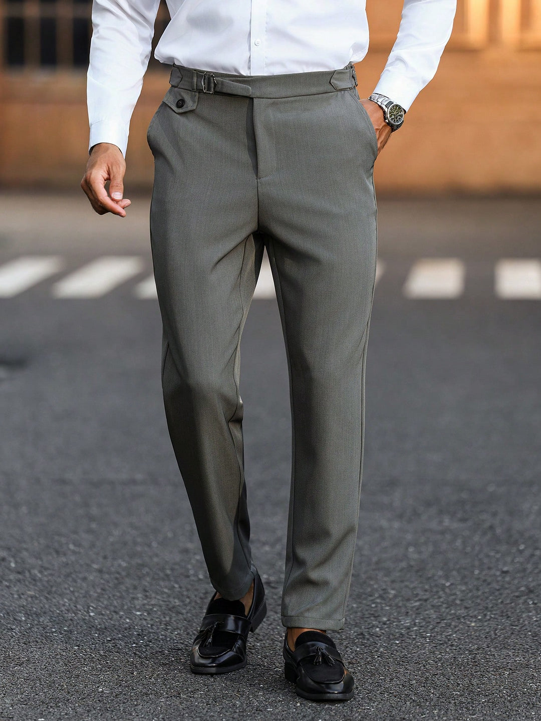 Pantaloni SHEIN, gri