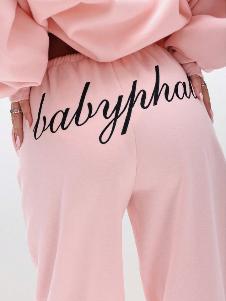 Pantaloni SHEIN, roz