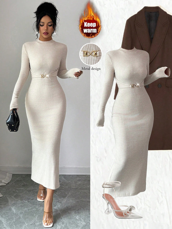 Rochie midi SHEIN, portocaliu