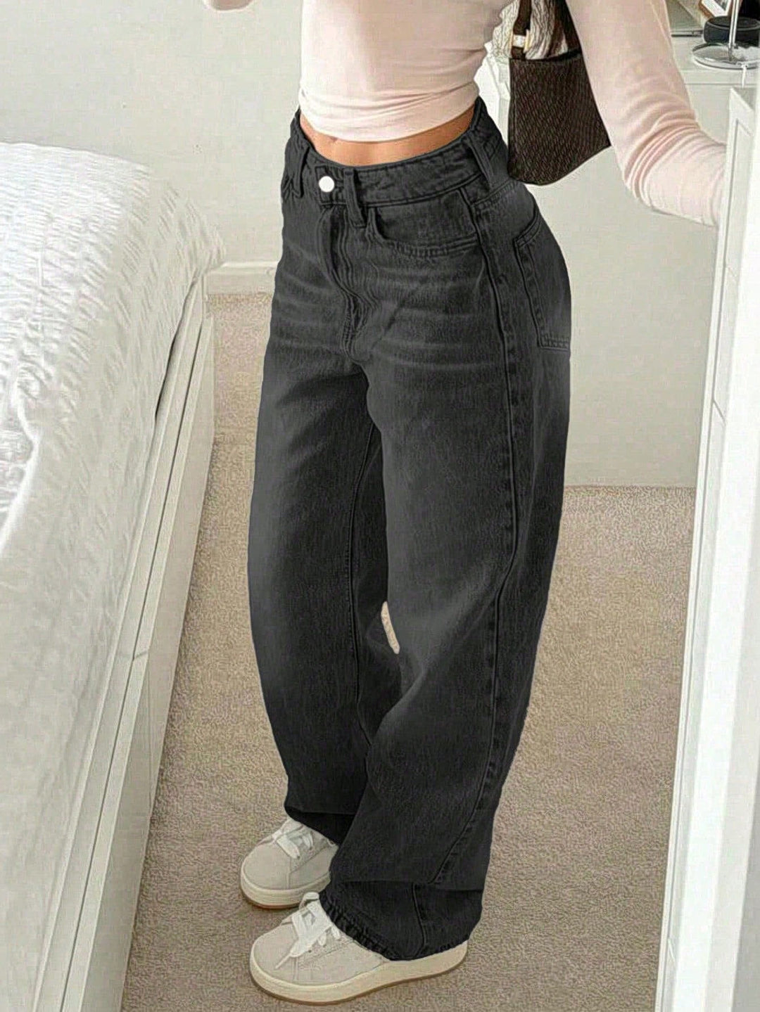 Jeans SHEIN, gri