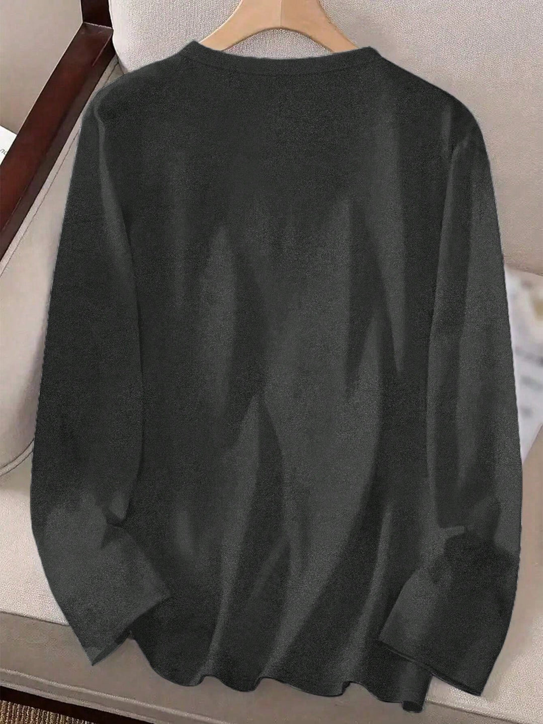 Shein Curve+ blúz, szürke