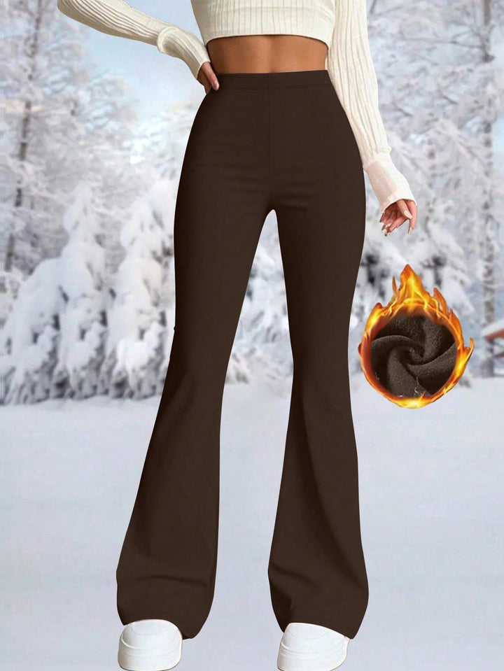 Pantaloni SHEIN, maro