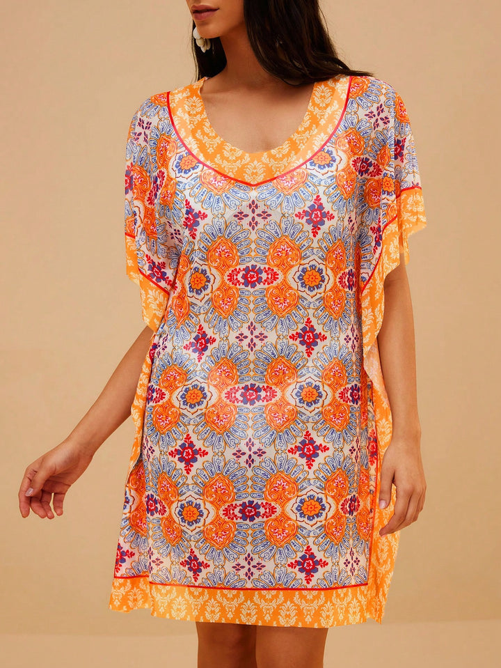 Rochie de plajă SHEIN, mix culori