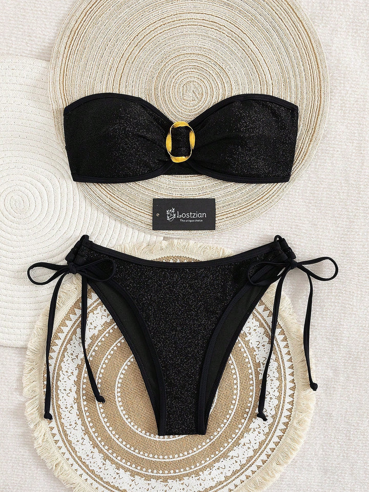 Set bikini SHEIN, negru