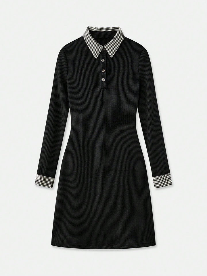 Shein miniruha, fekete