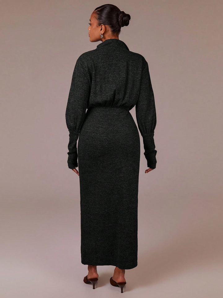 Rochie maxi SHEIN, gri
