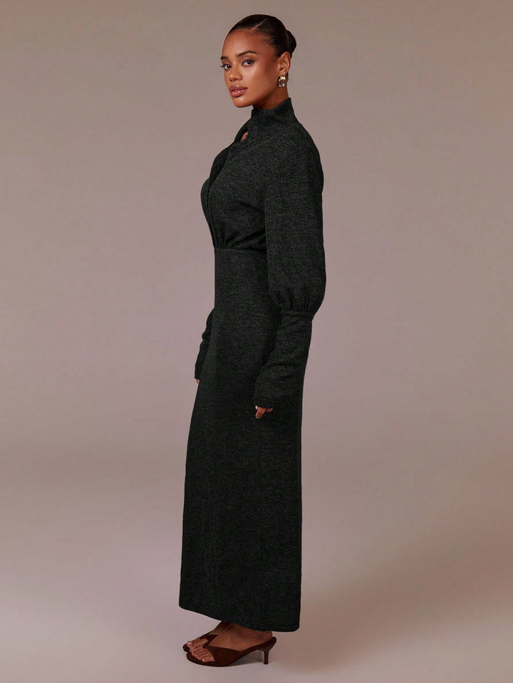 Rochie maxi SHEIN, gri