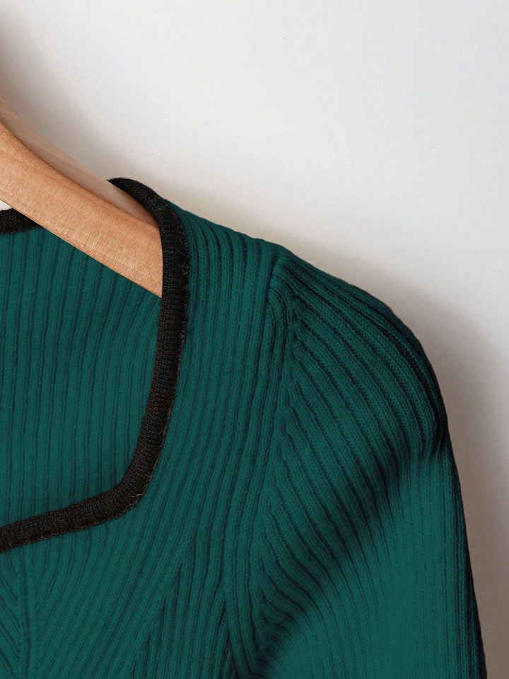 Pulover SHEIN, verde