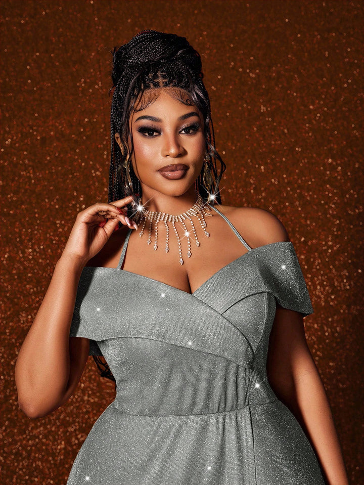 Rochie SHEIN, argintiu