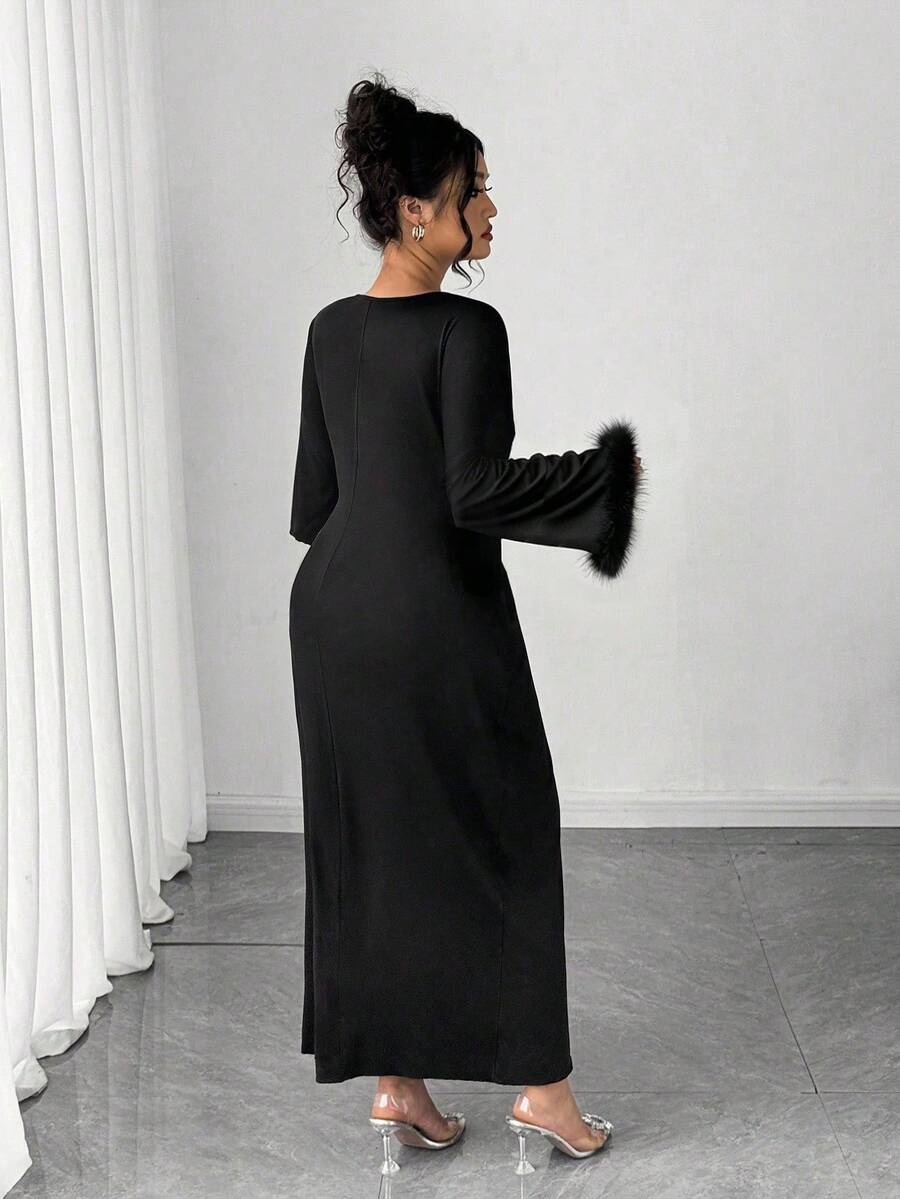 Rochie maxi SHEIN, negru