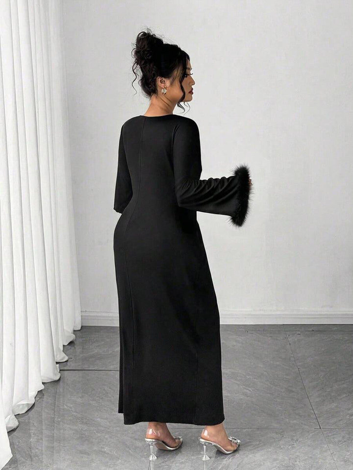 Rochie maxi SHEIN, negru