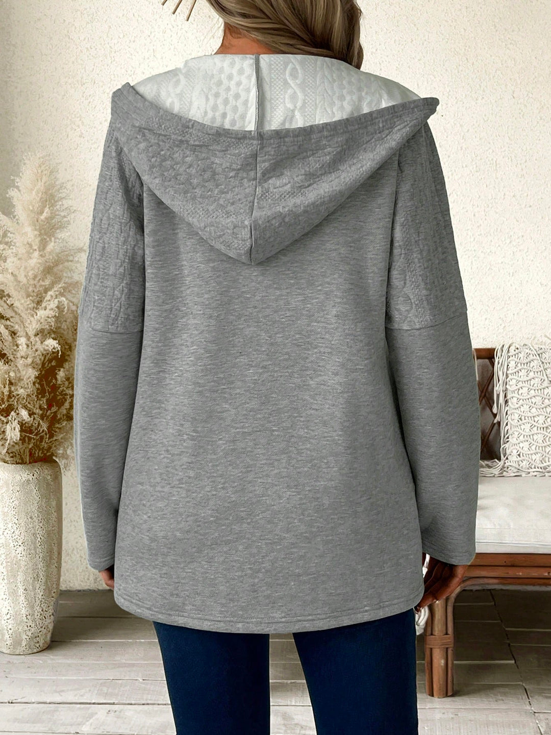 Shein pulóver, szürke