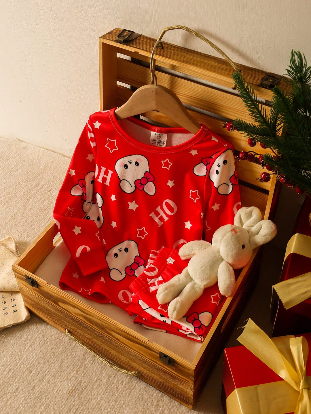 Pijama SHEIN, roșu