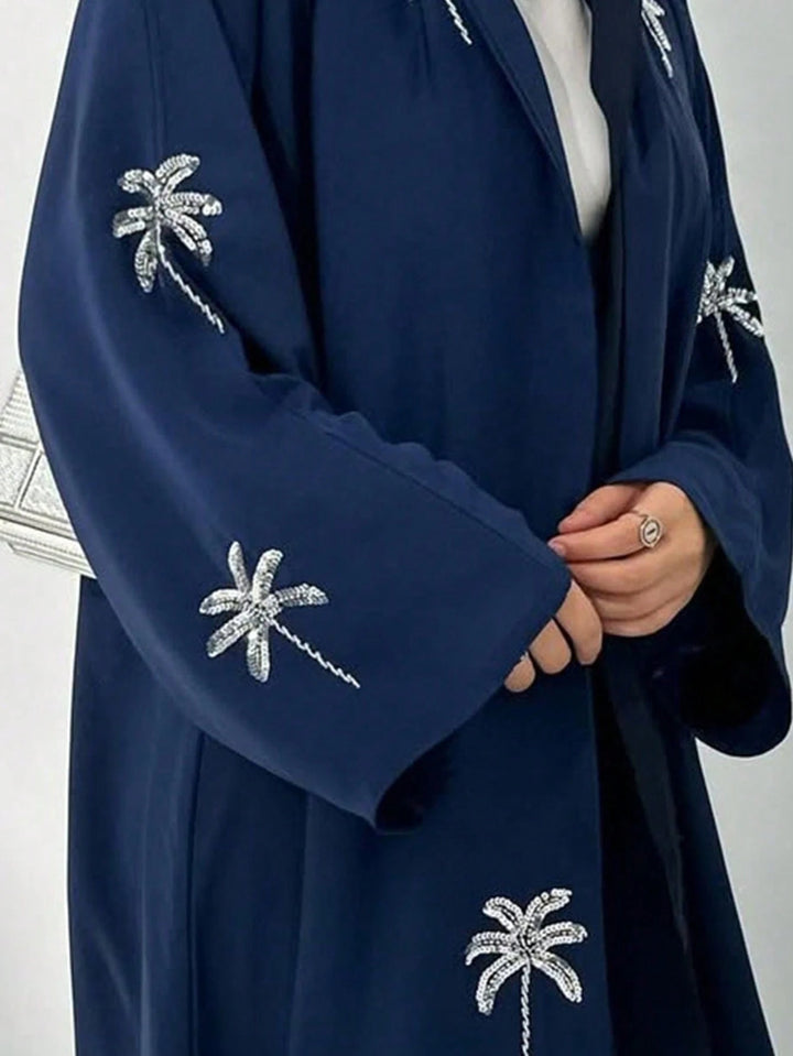 Cardigan lung SHEIN, albastru