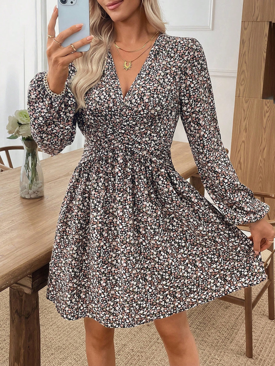 Rochie scurtă SHEIN, negru