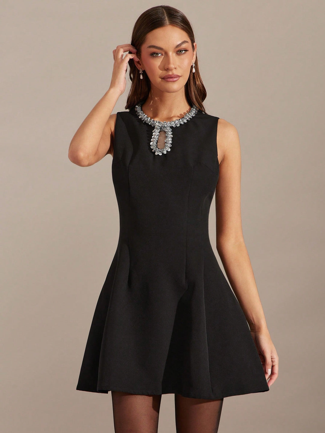 Rochie scurtă SHEIN, negru