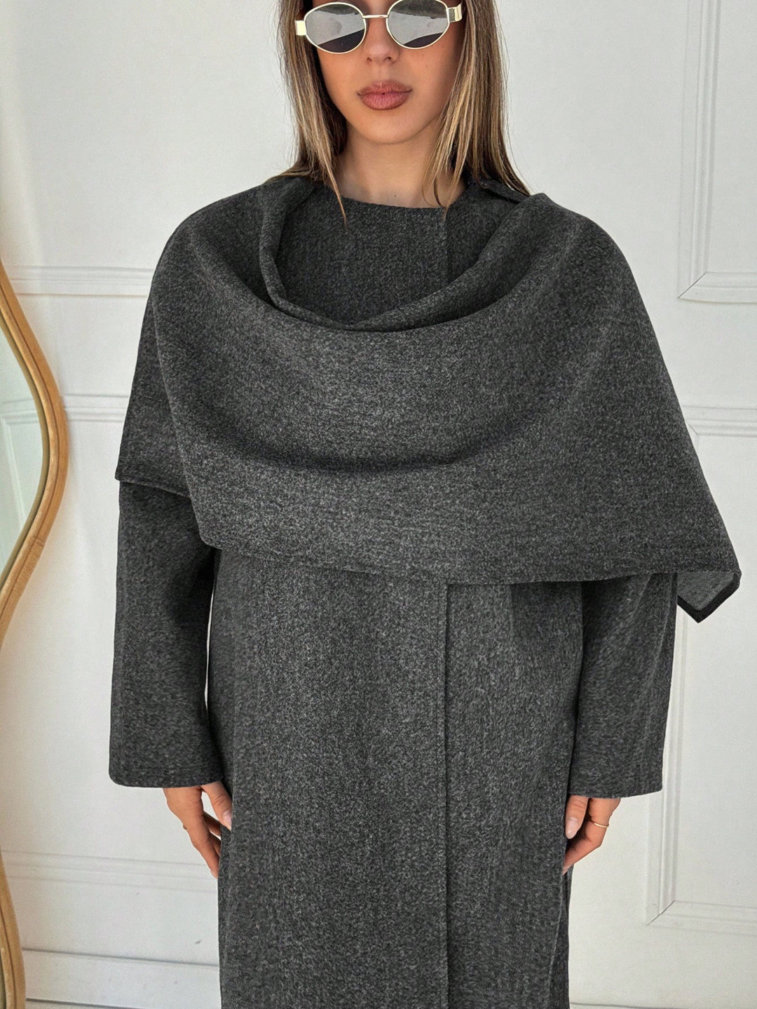 Palton SHEIN, gri