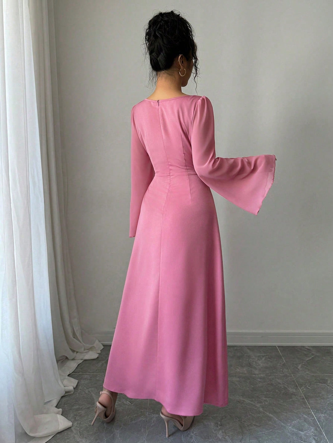 Rochie maxi SHEIN, roz