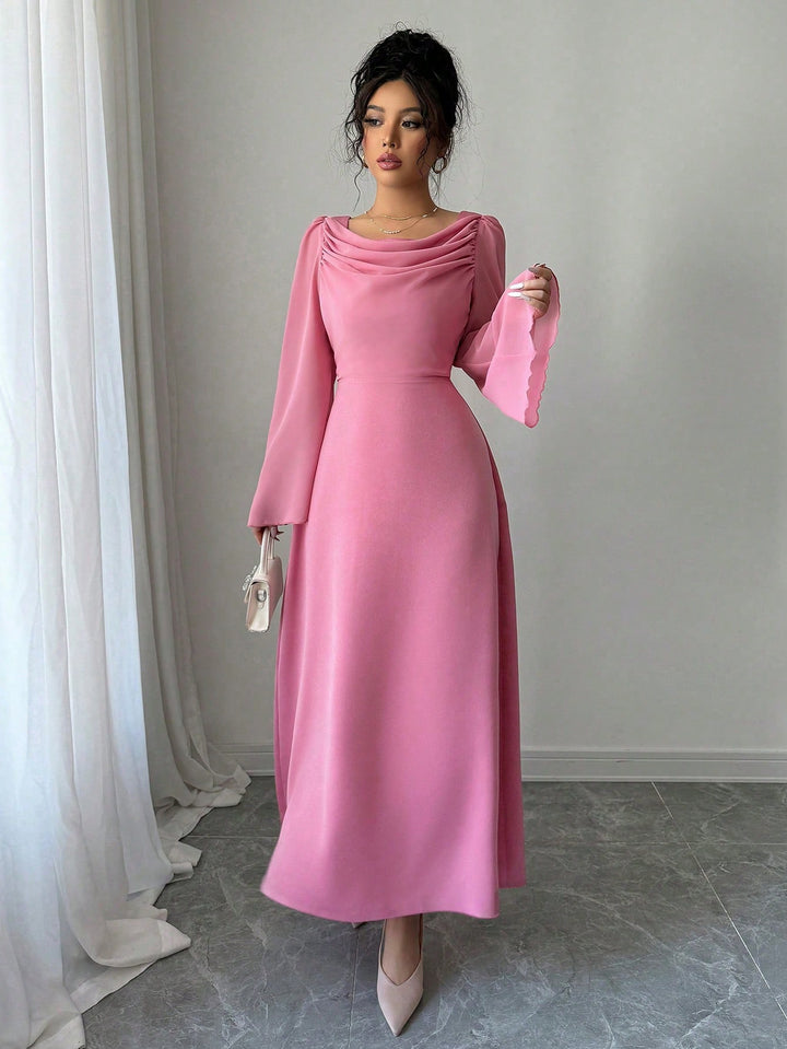 Rochie maxi SHEIN, roz