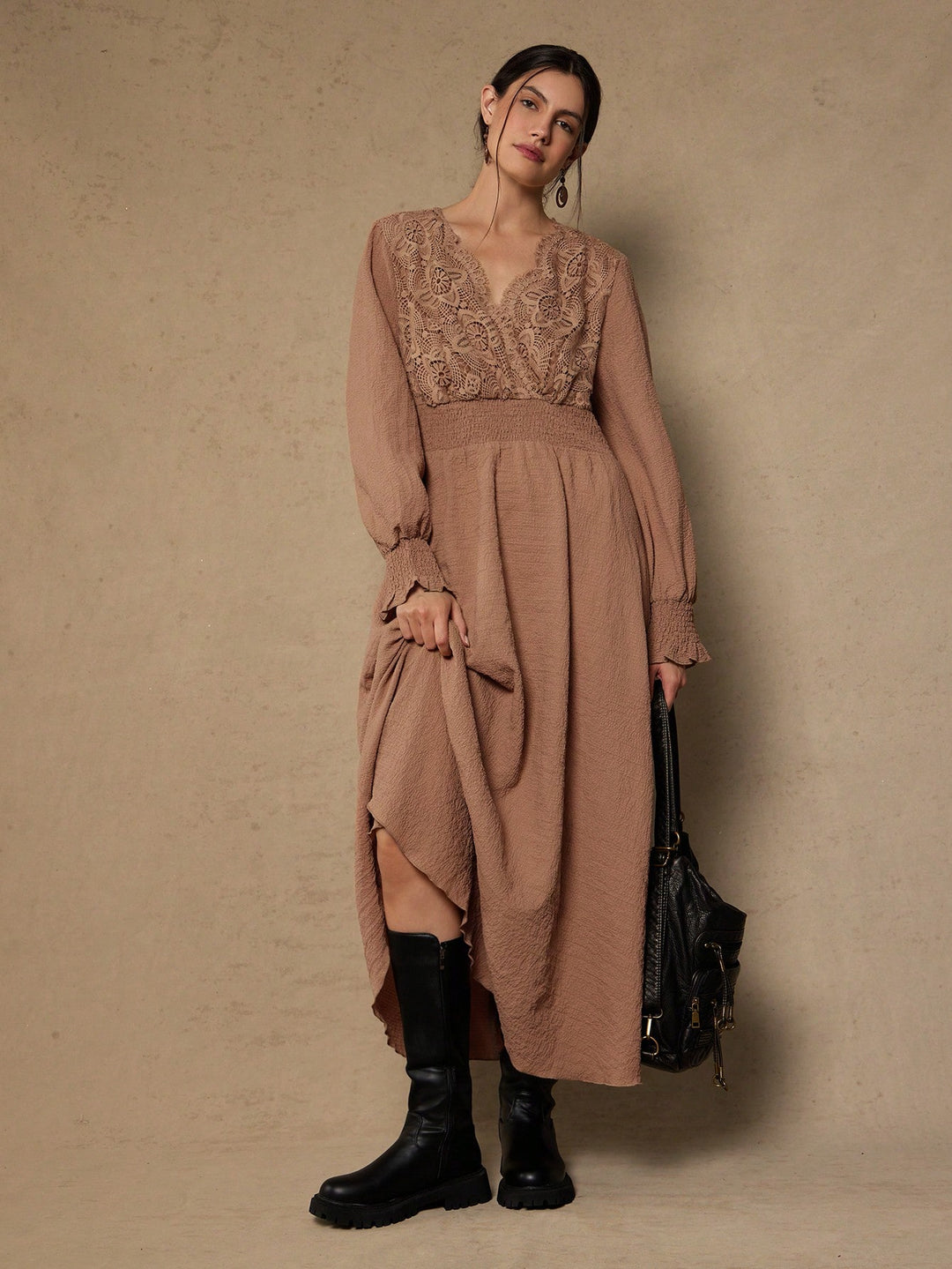 Rochie SHEIN, kaki