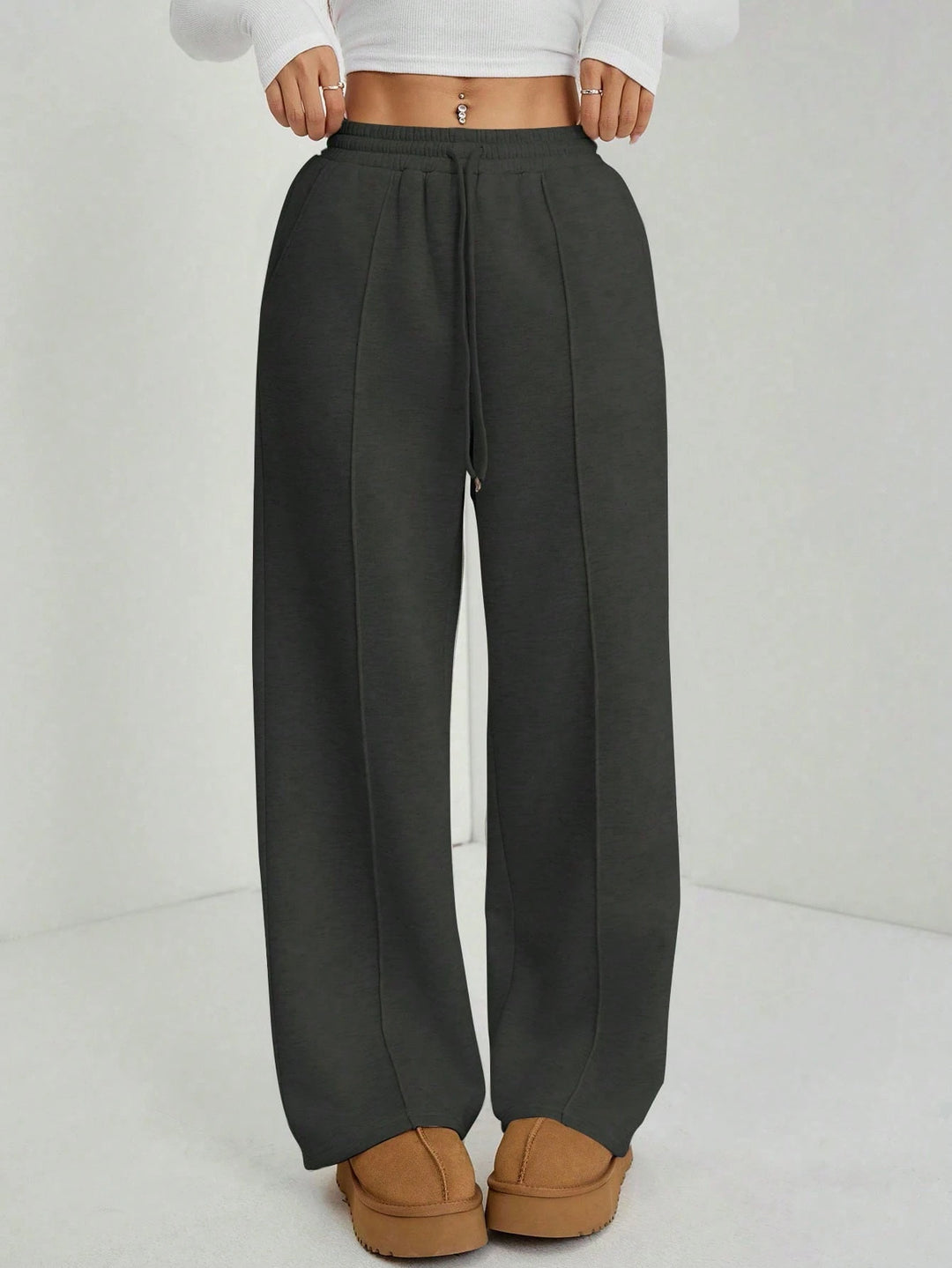 Pantaloni SHEIN, gri