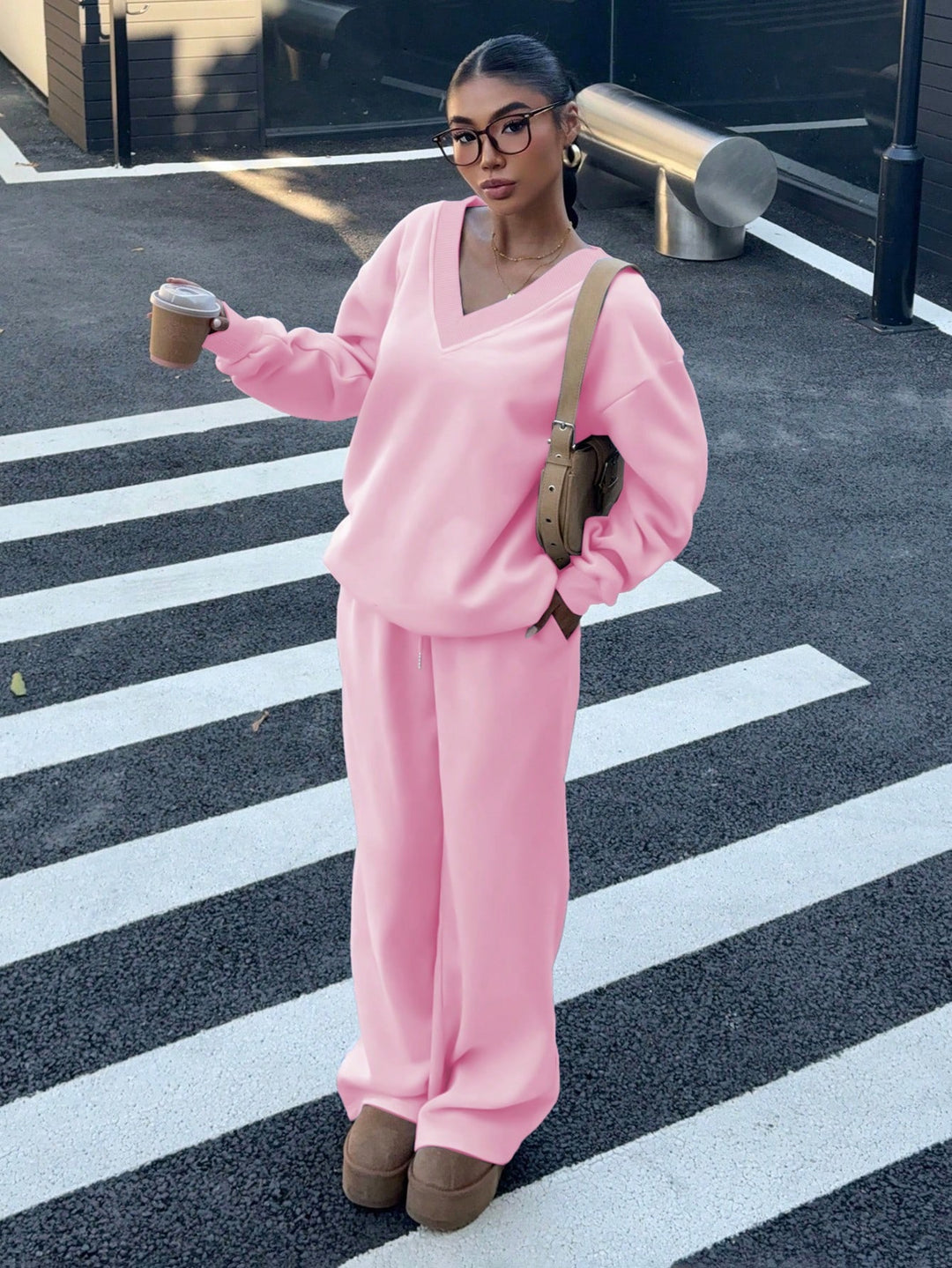 Compleu SHEIN, roz