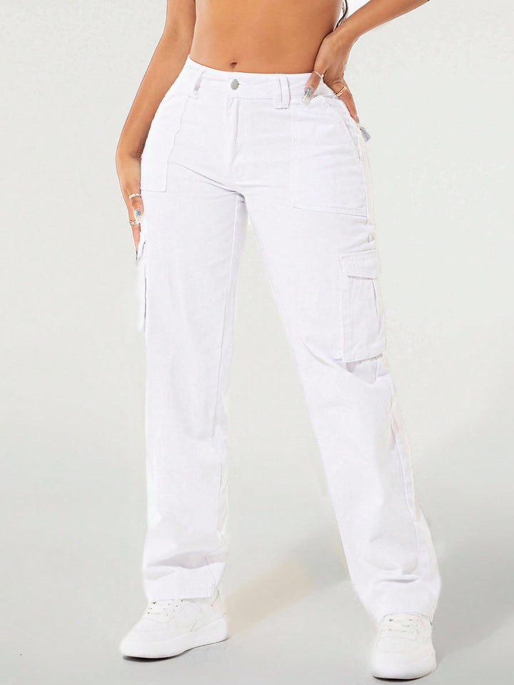 Jeans SHEIN, alb
