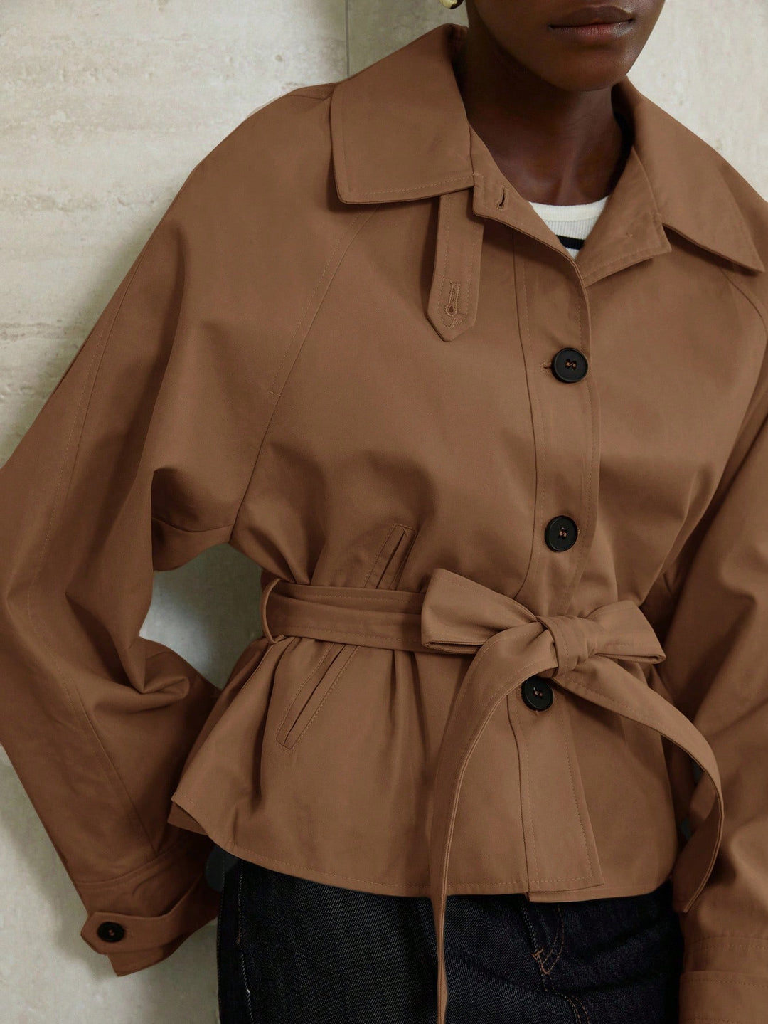 Trench SHEIN, maro