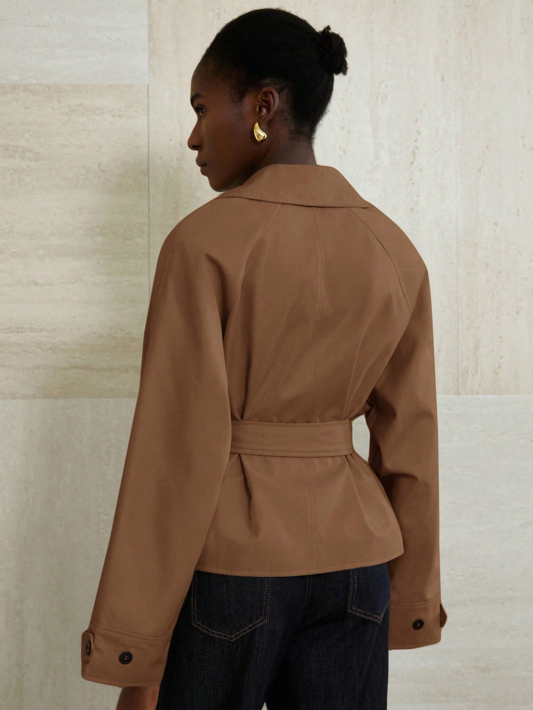 Trench SHEIN, maro