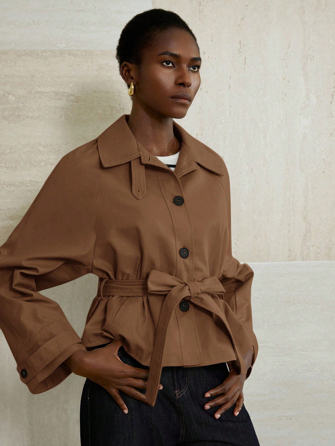 Trench SHEIN, maro