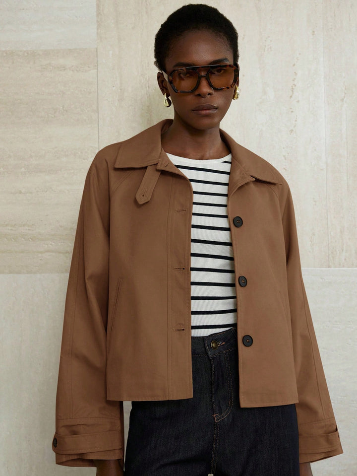 Trench SHEIN, maro