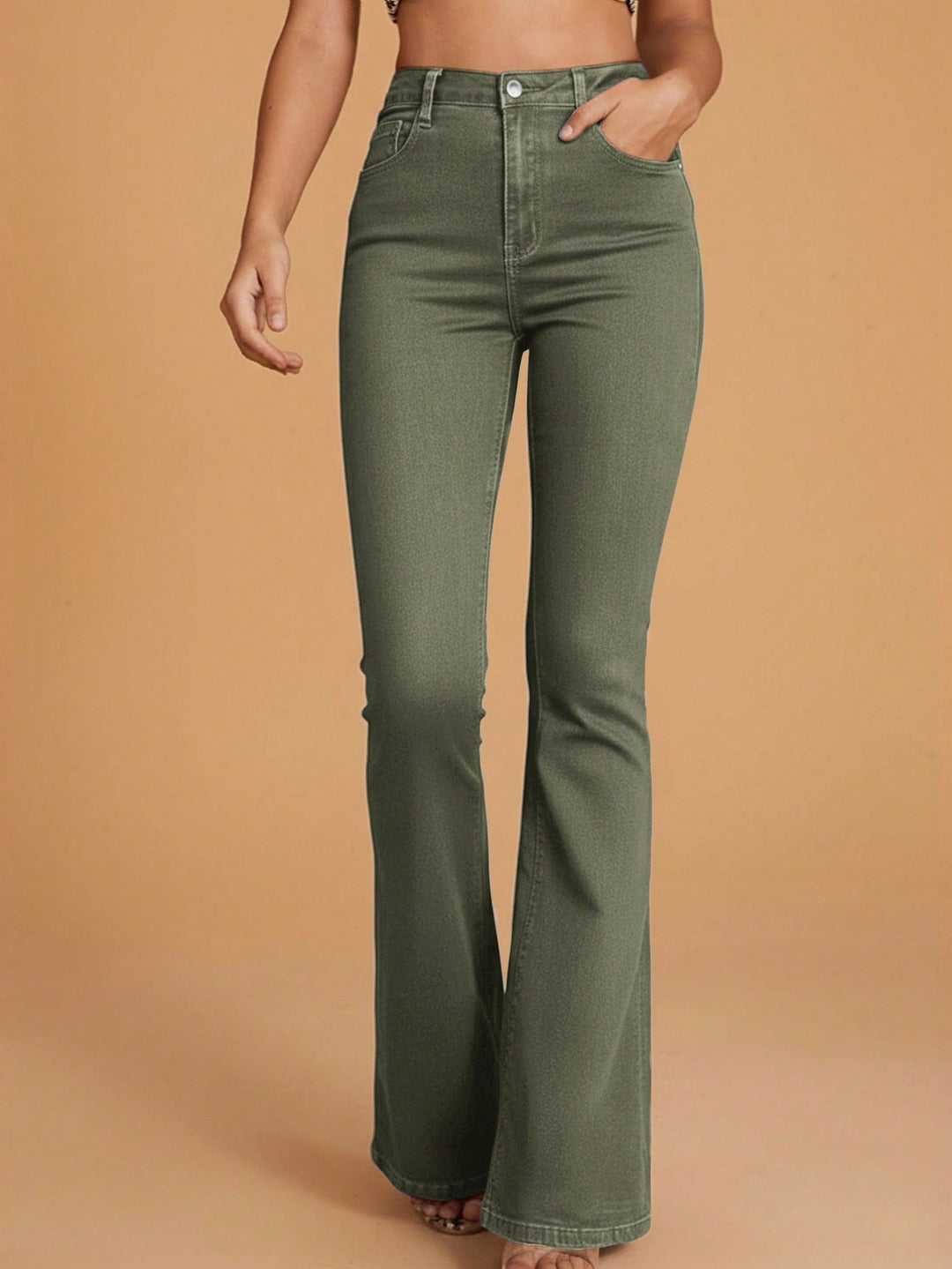 Jeans SHEIN, kaki