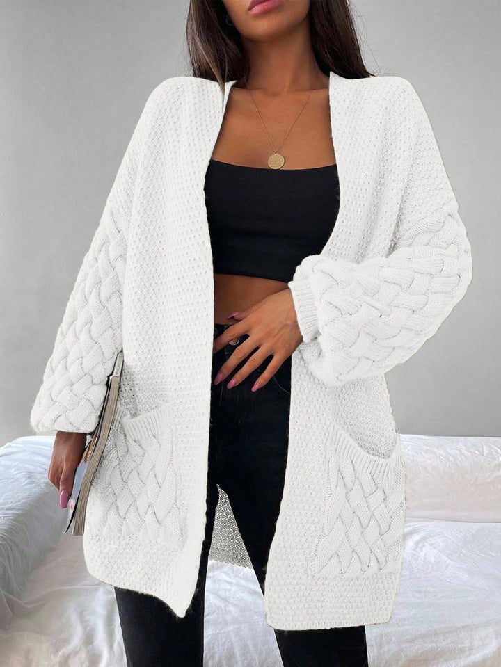 Cardigan SHEIN, alb